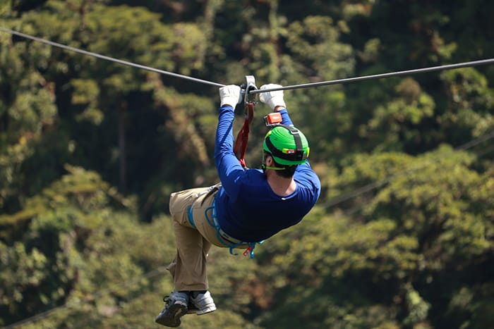 Canopy en las montañas