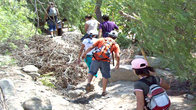 Trekking en las montañas